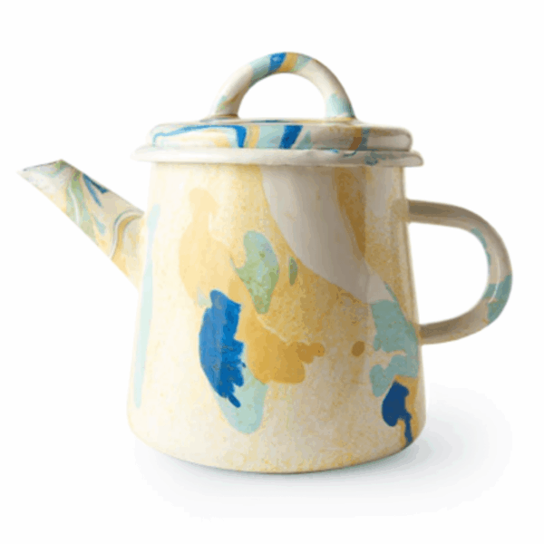 Théière crème citron