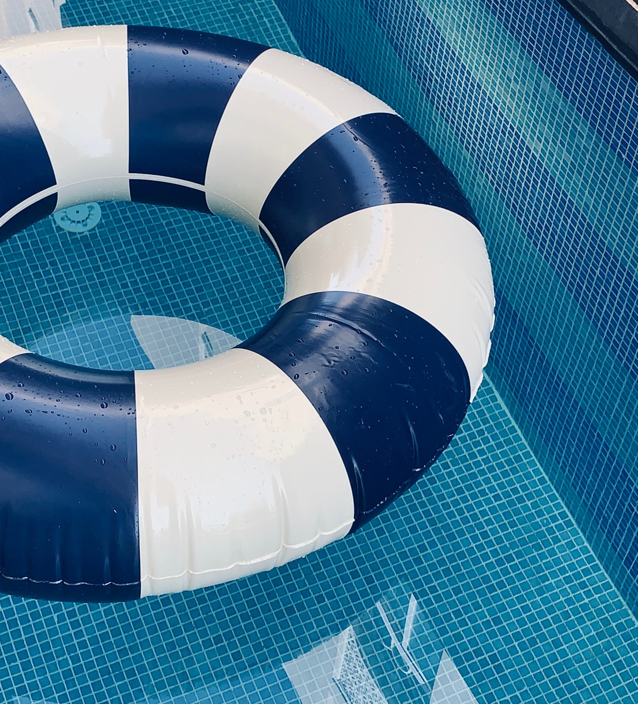 4 CELINE GRAND FLOAT 12Y ADULT - 120CM CANNES BLUE 3 bouées petites pommes