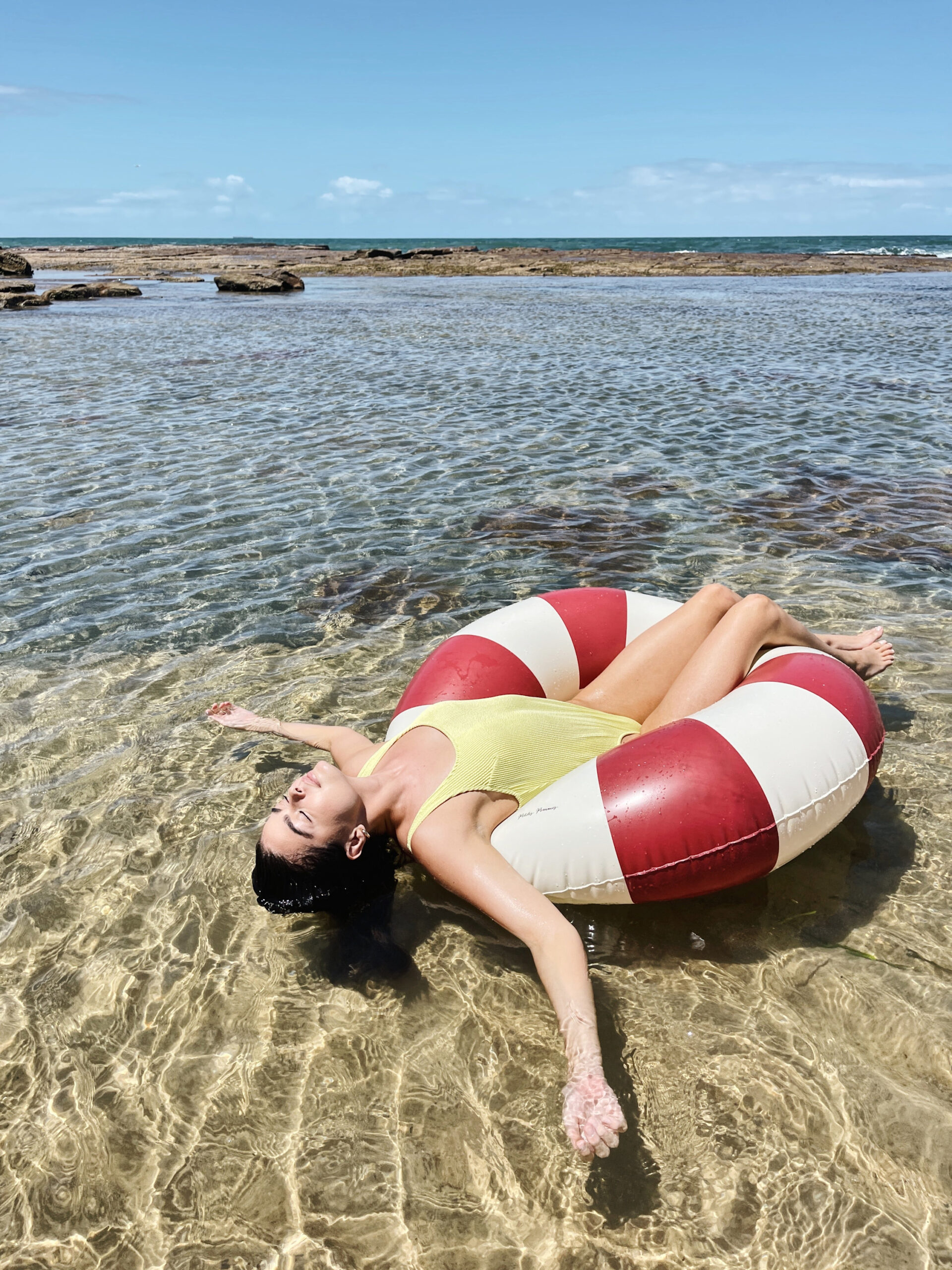 4 CELINE GRAND FLOAT 12Y ADULT - 120CM RUBY RED 3 bouées petites pommes