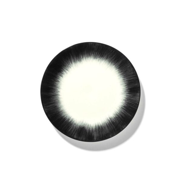 ASSIETTE DÉ OFF-WHITE/BLACK VAR 4 D17.5cm
