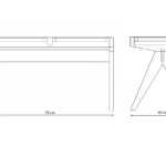 Banc 2 places Detjer