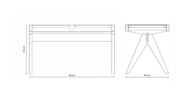 Banc 2 places Detjer