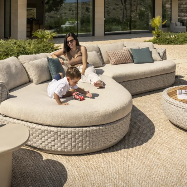 Canapé modulable extérieur Tondo - JARDINICO