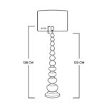 lampadaire tucana blanc mahe