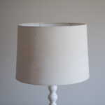 abat jour conique velours mahe