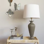 abat jour conique velours mahe