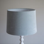 abat jour conique velours mahe