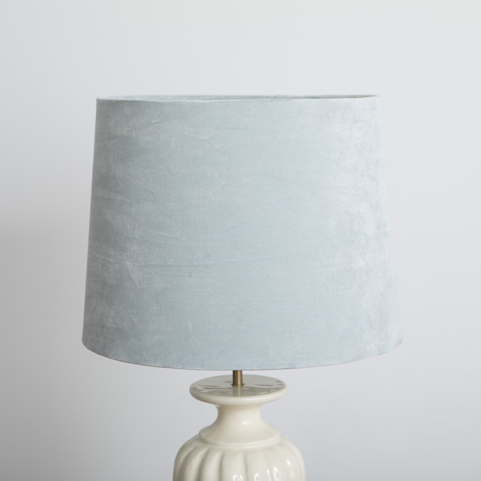 abat jour conique velours mahe