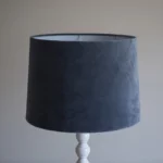 abat jour conique velours mahe