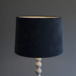 abat jour conique velours mahe