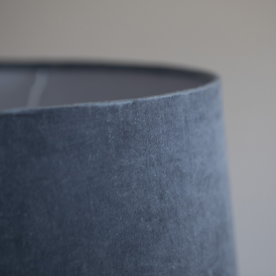 abat jour conique velours mahe