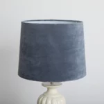 abat jour conique velours mahe