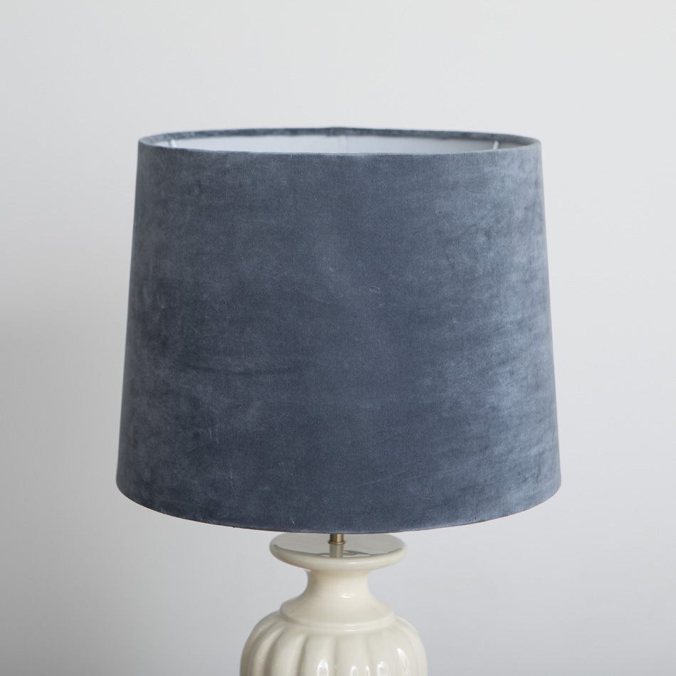 abat jour conique velours mahe