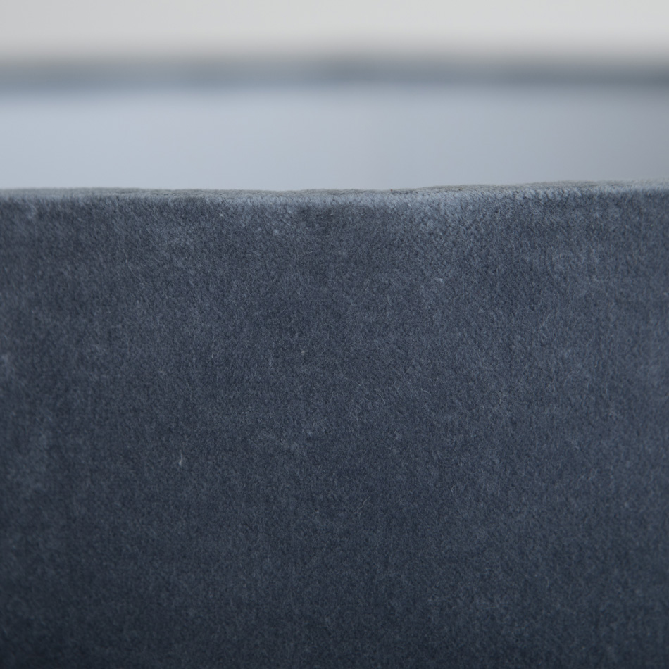 abat jour conique velours mahe