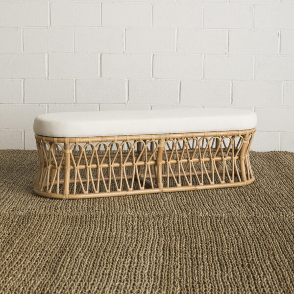 banc en rotin knots mahe