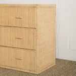 commode en rotin simone mahe