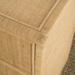 commode en rotin simone mahe