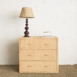 commode en rotin simone mahe