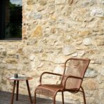 Vincent Sheppard_Loop lounge chair_Lilo side table rust_HR